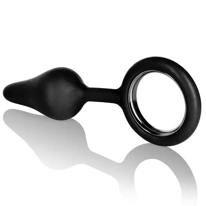 Компактная анальная пробка Booty Tickler, 9,5 см, силикон, черная