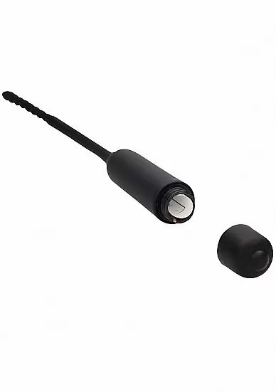 Стимулятор уретры с вибрацией Vibrating Bullet Plug With Beaded Tip