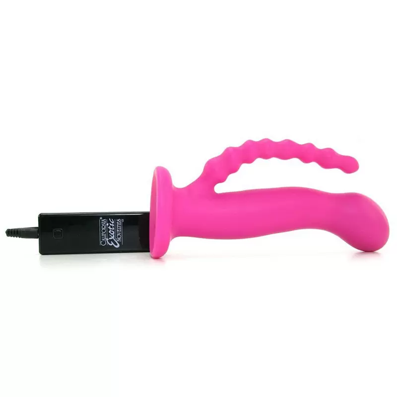 Двухголовый фаллоимитатор Double Rider с вибрацией