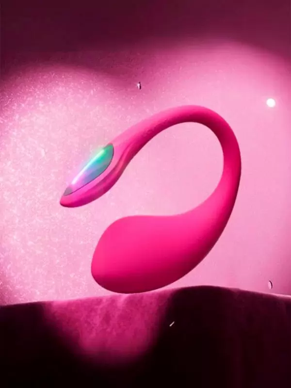 Интерактивное виброяйцо Lovense Lush 4, программируемое управление со смартфона, с LED-подсветкой, силикон