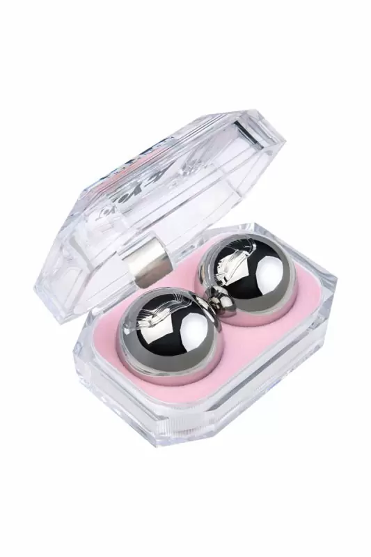 Металлические вагинальные шарики TOYFA Metal – серебристый