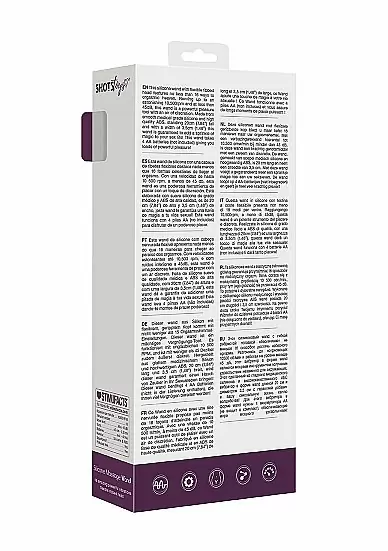 Универсальный массажер Silicone Massage Wand - фиолетовый