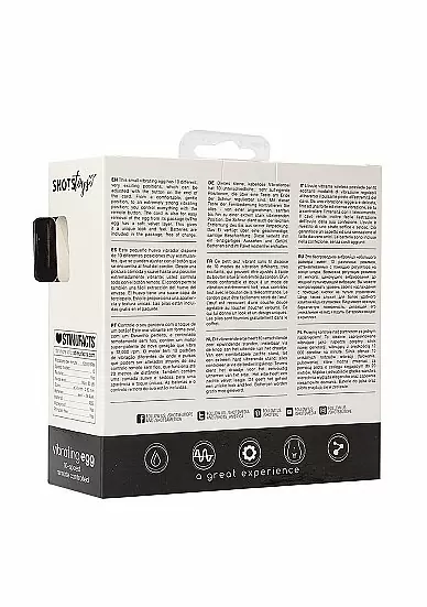 Виброяйцо Vibrating Egg (Черный)