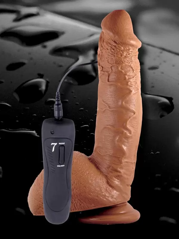 Фаллоимитатор-реалистик с вибрацией Shane Diesel - 10