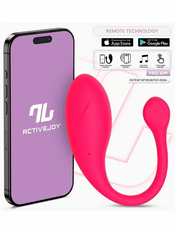 Интерактивное виброяйцо LoveCherry Bulby, 9,7 см, 10 режимов, силикон, управление через приложение, розовое