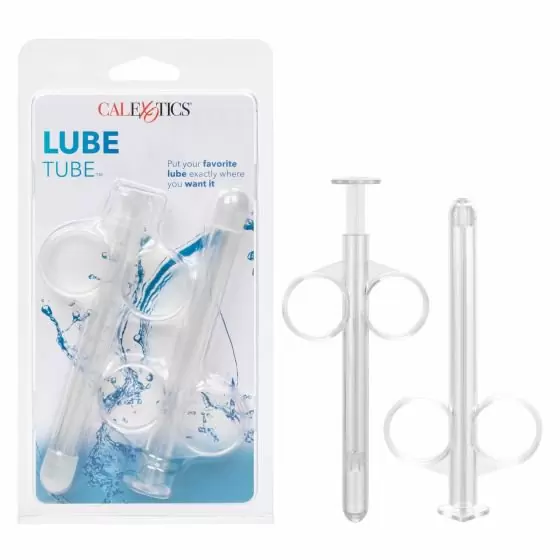 Туба для введения лубрикантов LUBE TUBE - CLEAR, 8,2 см, АБС-пластик, белый