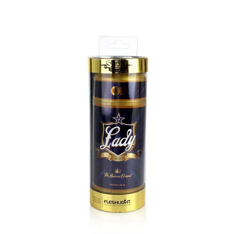 Мастурбатор вагина Fleshlight SIAC Lady Lager в банке – розовый