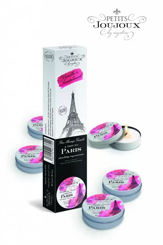 Романтический подарочный набор из 5 массажных свечей 