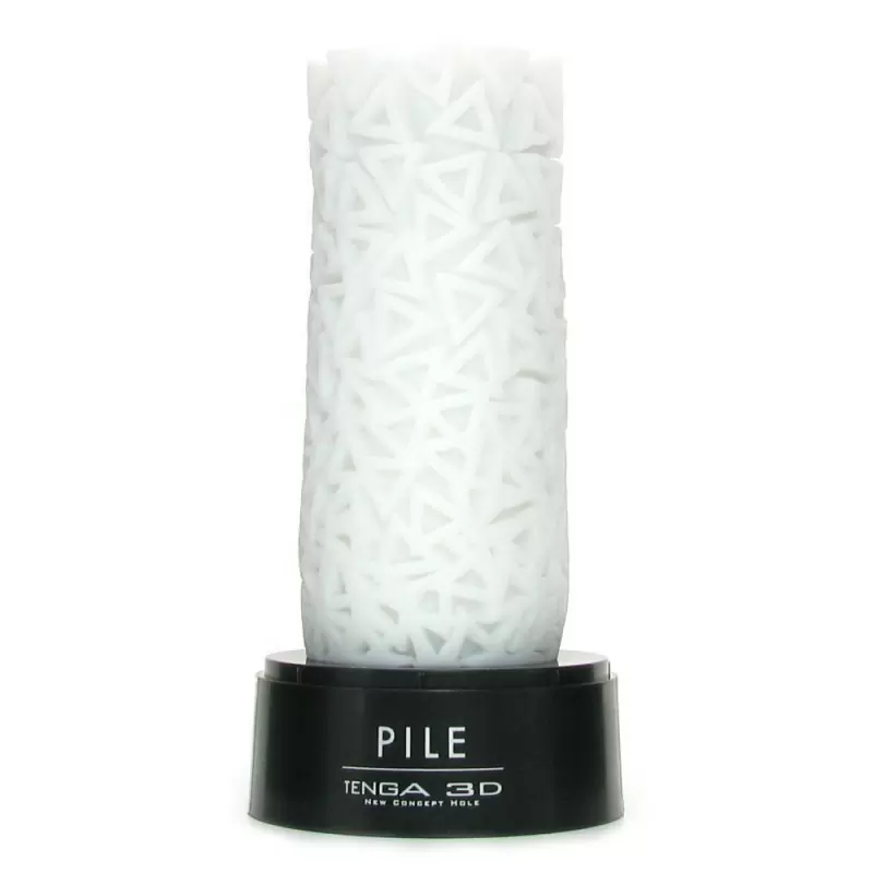Универсальный мастурбатор Tenga 3D Pile – белый