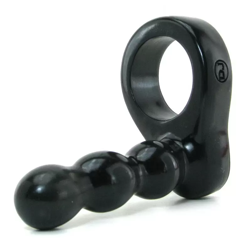 Анальный стимулятор The Double Dip 2 с кольцом - черный