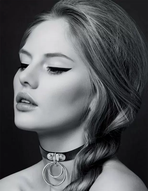 Элегантный чокер Concorde COLLIER RAS DE COU NOIR, с двумя металлическими кольцами, 40 см, черный