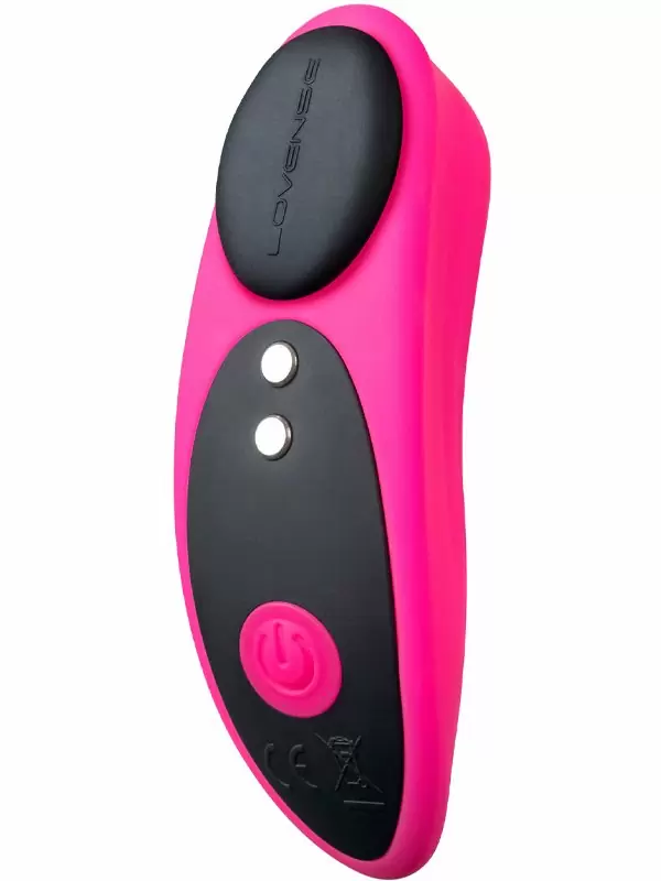 Носимый стимулятор клитора LOVENSE Ferri, управление через приложение, 7,4 см, 10 режимов, силикон, розовый с черным