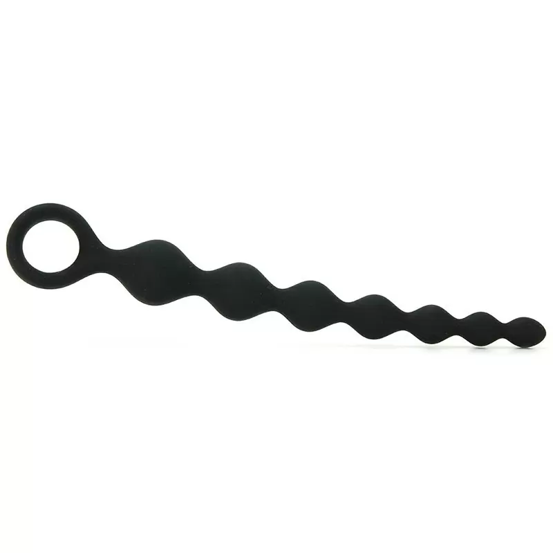 Анальная цепочка Perles D'Lux длинная – черная