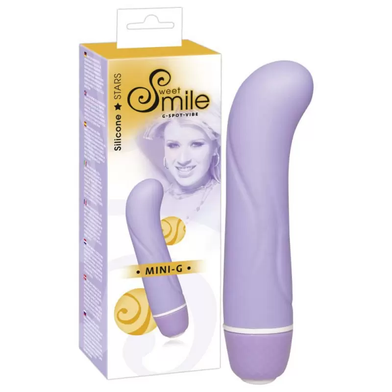 Мини вибратор Smile Mini G - сиреневый