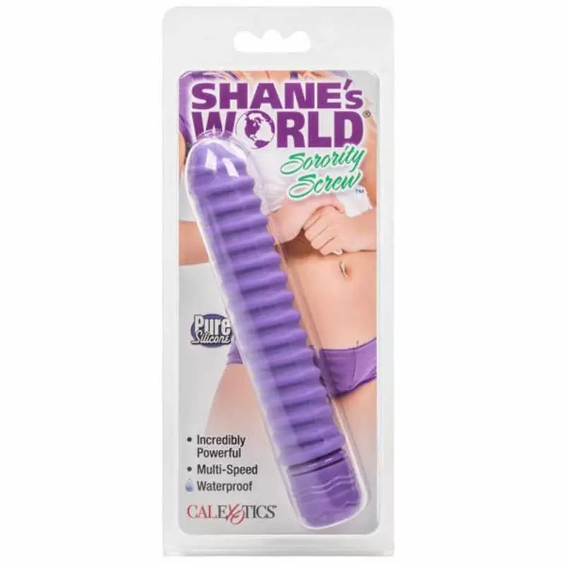 Силиконовый вибромассажер Sorority Screw (Фиолетовый)