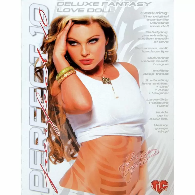 Реалистичная надувная кукла Perfect 10 Deluxe Fantasy с вибрацией – телесный