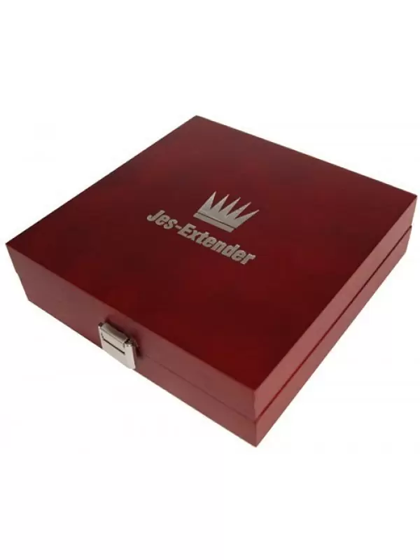 Премиум набор для увеличения полового члена Jes-Extender Gold с золотым напылением – золотой с черным