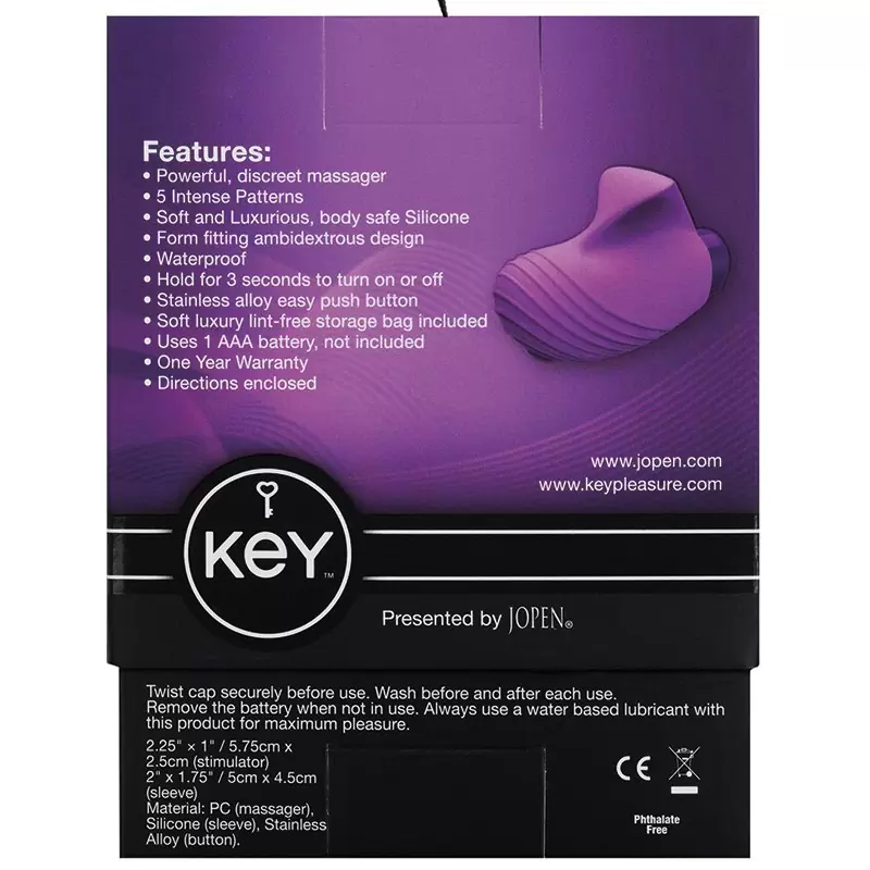 Вибро-перстень Aries – фиолетовый