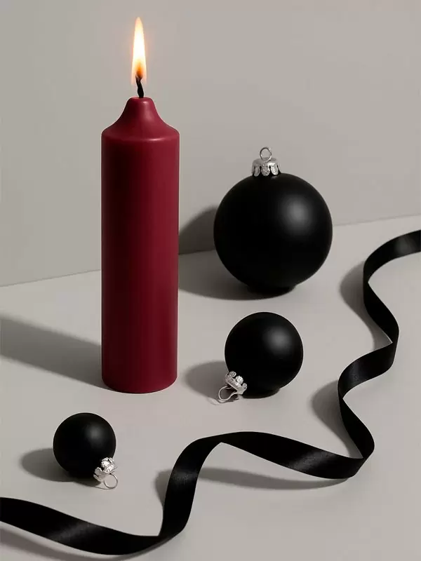 Восковая BDSM свеча Shots toys Wax Play с ароматом розы, 100 гр