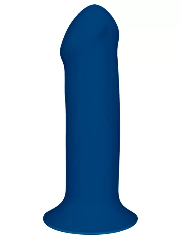 Гибкий фаллоимитатор Adrien lastic Hitsens 1, 17,7 см, силикон, синий