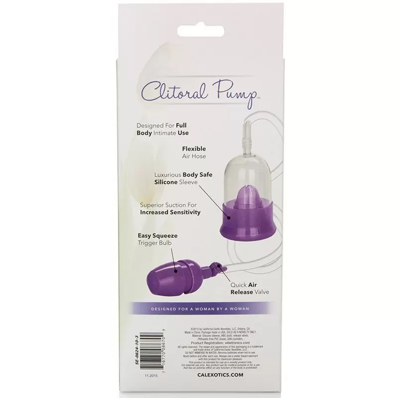 Помпа Clitoral Intimate Pump универсальная – фиолетовый