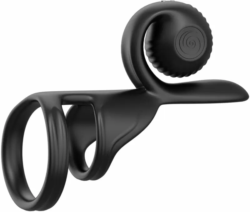 Инновационное эрекционное кольцо SVibe JOVI, 8 режимов работы, пульт ДУ, двойная стимуляция