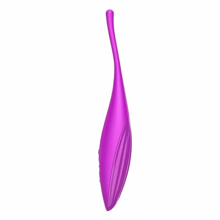 Точечный вибратор Satisfyer Twirling Joy, 17,8 см, силикон, фуксия