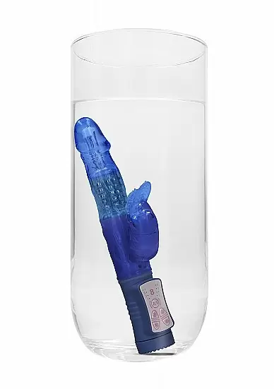 ВИБРАТОР КРОЛИК ROTATING BEETLE - синий