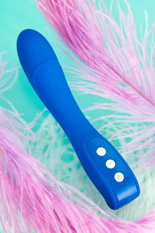 Гибкий вибратор L'eroina by Toyfa Blury. 10 виброрежимов, 12 см, силикон