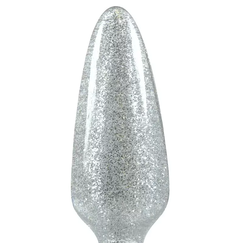 Анальная пробка Starlight Gems - Booty Boppers средняя – прозрачная