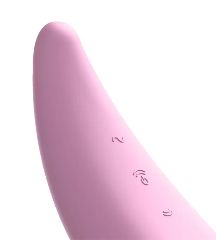Вакуумно-волновой вибростимулятор Satisfyer Curvy 3+ с возможностью управления через приложение