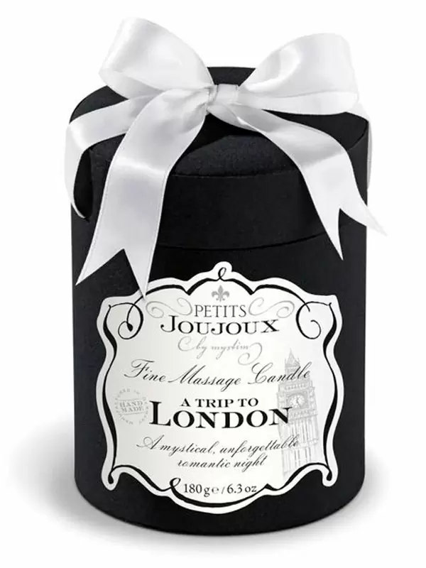 Массажная свеча Petits JouJoux London свежесть, на основе натуральных компонентов, 190 гр