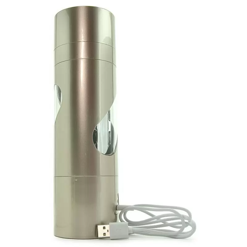 Перезаряжаемый мастурбатор анус Roto-Bator Ass с ротацией - золотистый