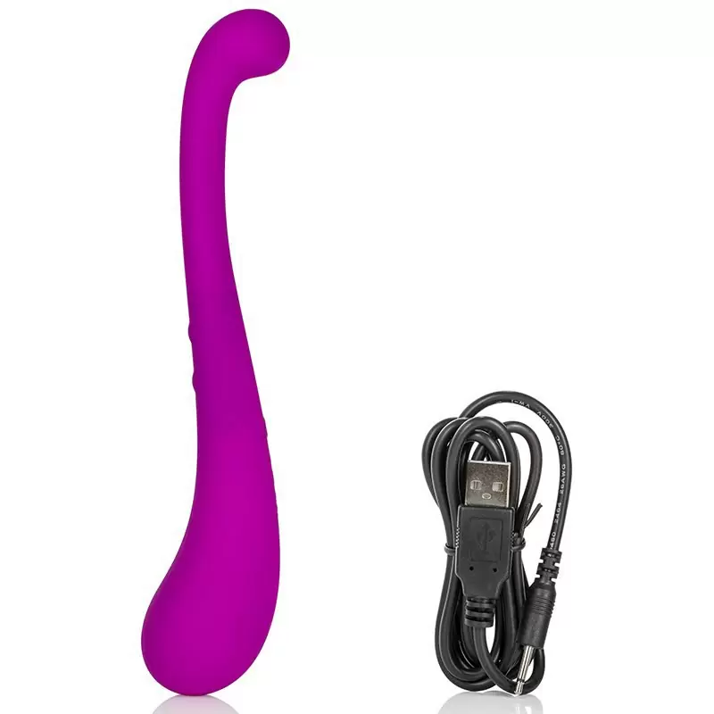 Перезаряжаемый вибромассажер Vanity Vr9 двухсторонний – фиолетовый