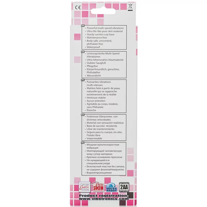 Фаллоимитатор Shower Stud Ballsy Dong на присоске с вибрацией – розовый