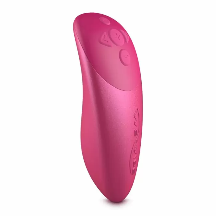 Сенсорный вибратор для пар We-Vibe Chorus Pink, с пультом Д/У, 7,8 см, силикон, розовый