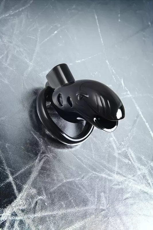 Пояс верности на пенис Black & Red by Toyfa. ABS, черный, 10 см.