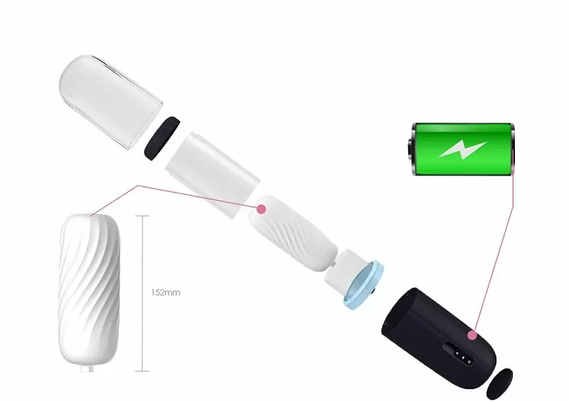 Автоматический мастурбатор с голосовым сопровождением Alex 