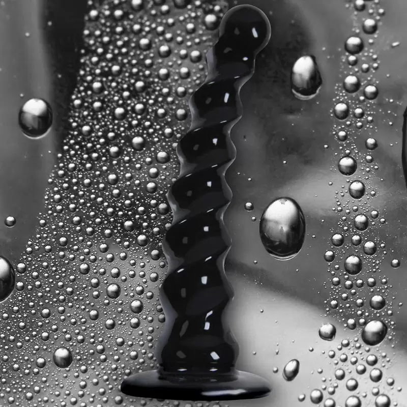 Анальный стимулятор Jollipops Twisted – черный