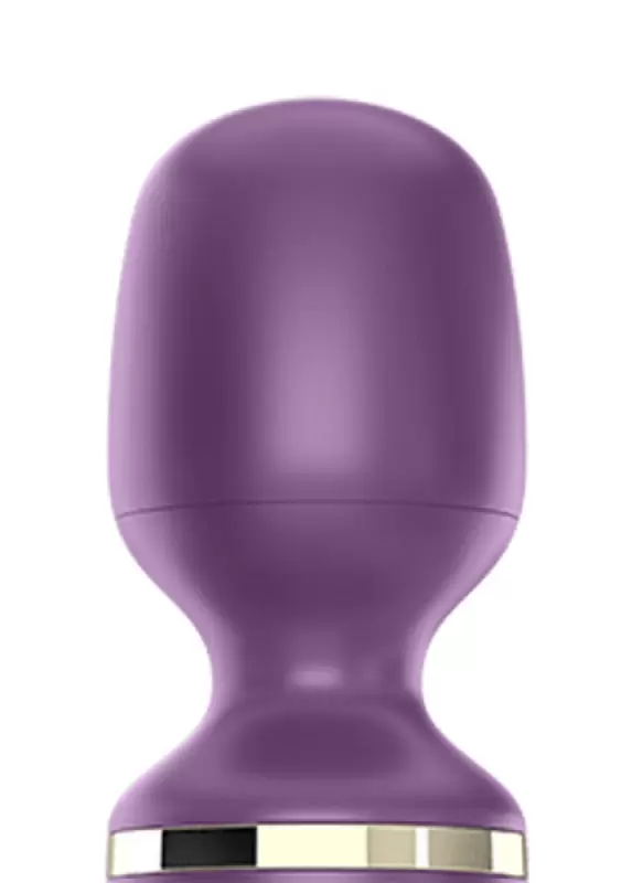Вибратор Satisfyer Wand-er Woman (фиолетовый): 34 см, 50 режимов вибрации, АБС/силикон