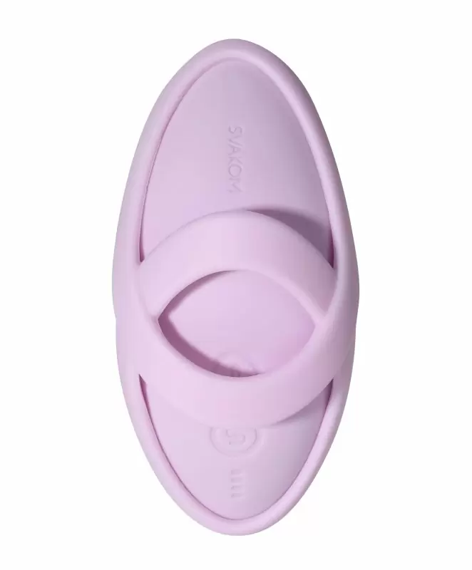 Мини-вибратор на пальцы Svakom Echo 2 с функцией нагрева, 5 режимов, 5 скоростей, дистанционное управление, функция блокировки, розовый