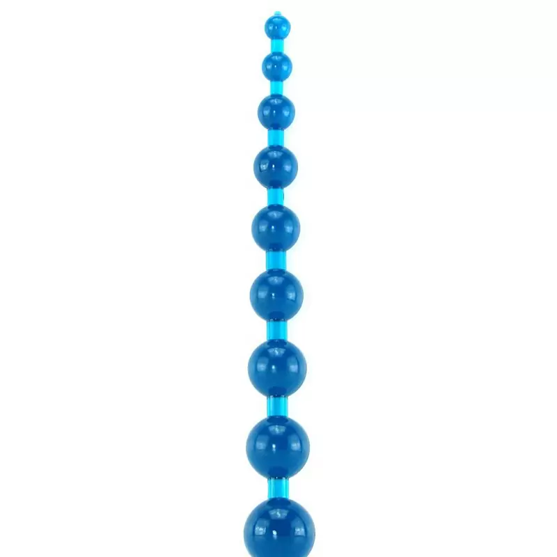 Анальная цепочка TLC Sex Please! Sexy Beads – голубая
