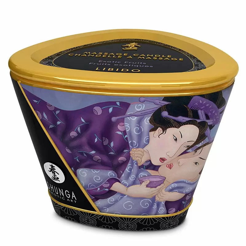 Массажное арома масло в виде свечи Exotic Fruits 