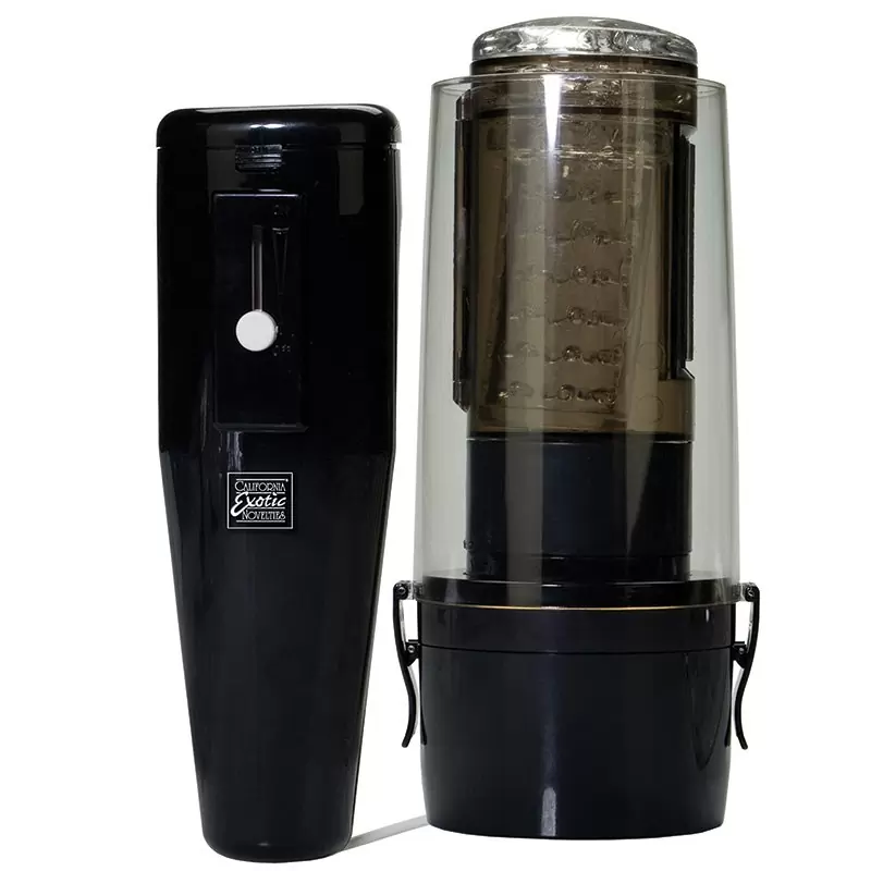 Мастурбатор с всасывающим эффектом Turbo Suck – черный