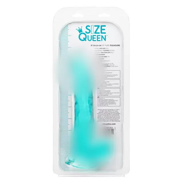 Реалистичный фаллоимитатор с мошонкой SIZE QUEEN 8