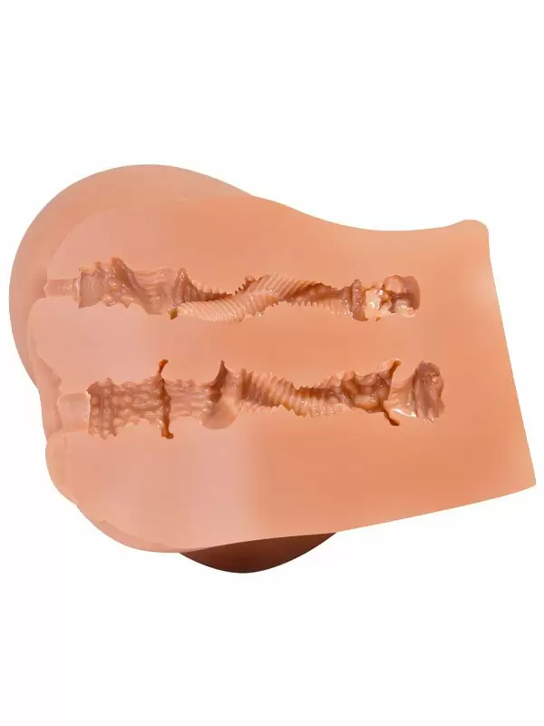 Реалистичный мастурбатор Baile Emilia, 20 см, ТПР, с вибропулей, полуторс