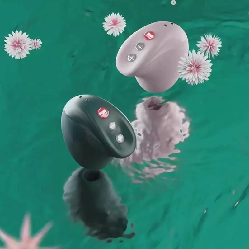 Вакуумно-волновой стимулятор клитора SUCTION TOY MEA, зеленый вельвет