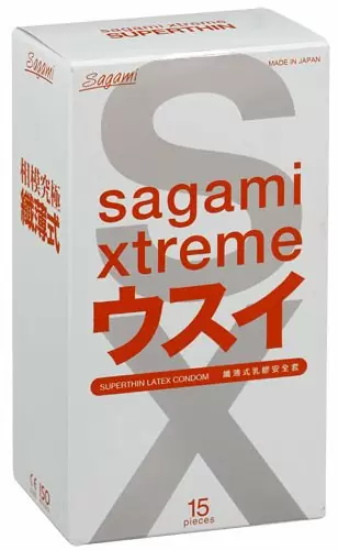Ультратонкие презервативы Sagami Xtreme Superthin - 15 шт.