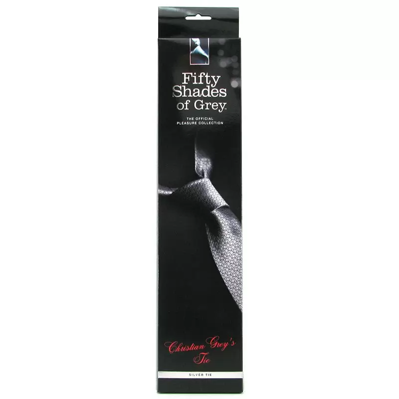 Фиксация Christian Grey’s Silver Tie в виде галстука – серебристая