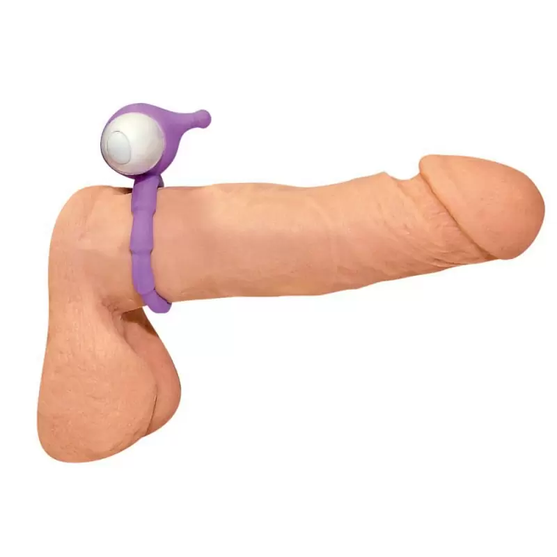 Насадка-кольцо для пениса с вибрацией Smile Loop - фиолетовый